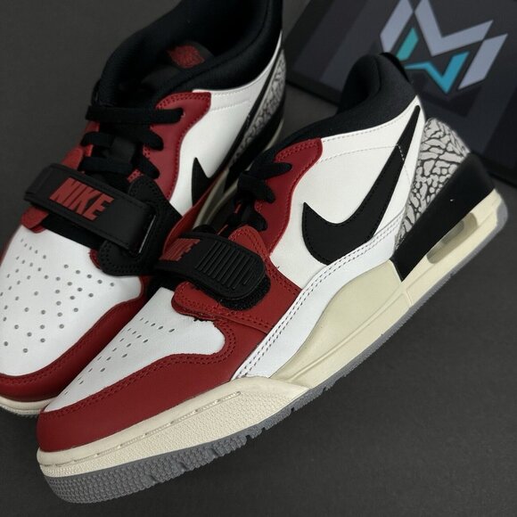 Nike Air Jordan Legacy 312 Low Men’s Sizes White Red Black Sail CD7069-106 - Picture 8 of 12